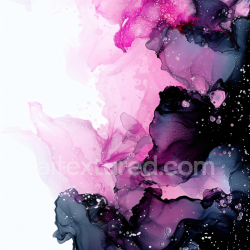 seamless Seamless 3D Alcohol Ink PBR Texture with Pink and Purple Fluid Waves and Wispy Marbling texture 8k free download PBR