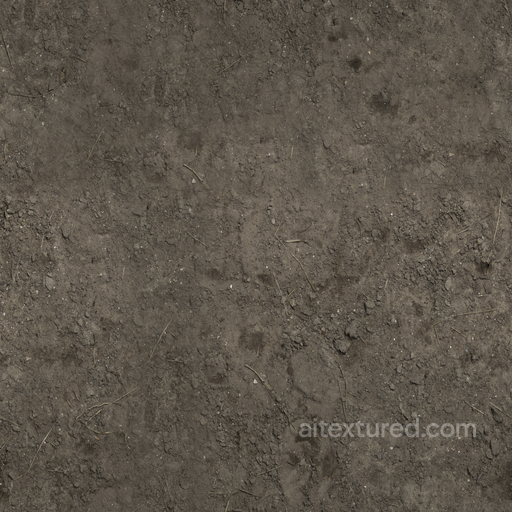 Mud Dirt Stones - Brown Mud Dirt Stones Dry seamless Mud PBR texture