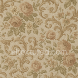 seamless Seamless 3d texture pbr 8k vintage floral scrollwork wallpaper with textured linen weave finish texture 8k free download PBR