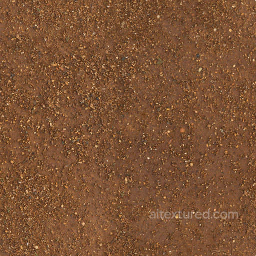 Gravel Mud Dirt seamless Mud PBR texture