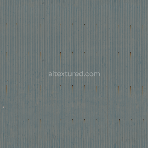 Corrugated Iron Corrugated — Metal Albedo Normal Albedo Normal Roughness — PBR seamless 3D texture