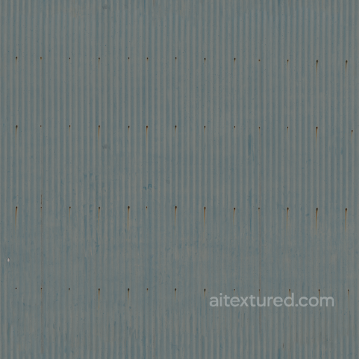 Corrugated Iron Corrugated seamless Metal PBR texture