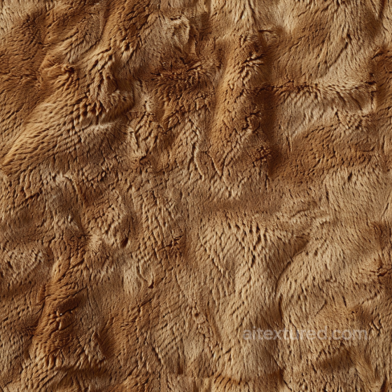 Warm Brown Wavy Grain Leather PBR Texture with Natural Fur-Like Surface Leather texture preview