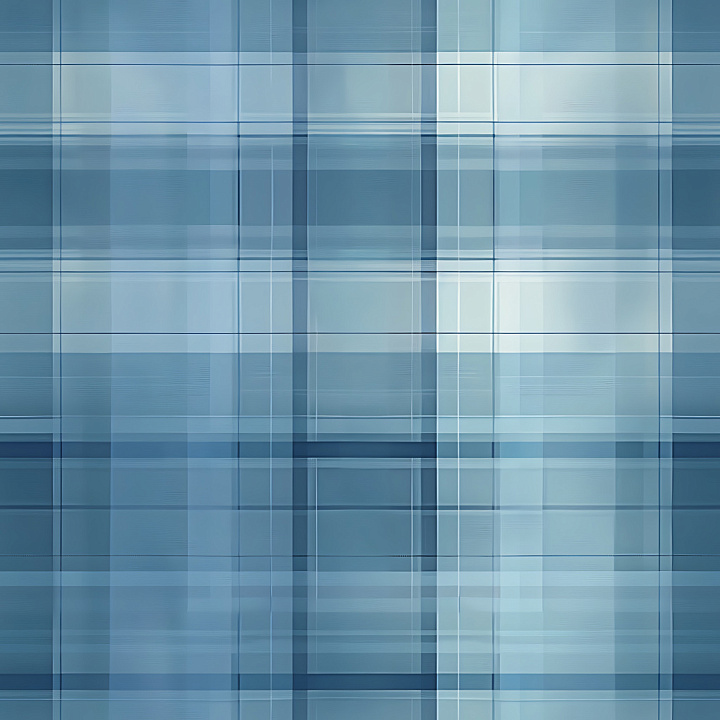 Cool Blue Soft Plaid Fabric Pattern seamless PBR texture preview