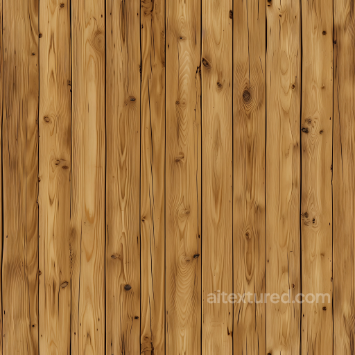 Pine Wood Planks PBR Texture with Natural Knots and Grain seamless Wood PBR texture
