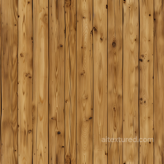 Pine Wood Planks PBR Texture with Natural Knots and Grain Wood texture preview