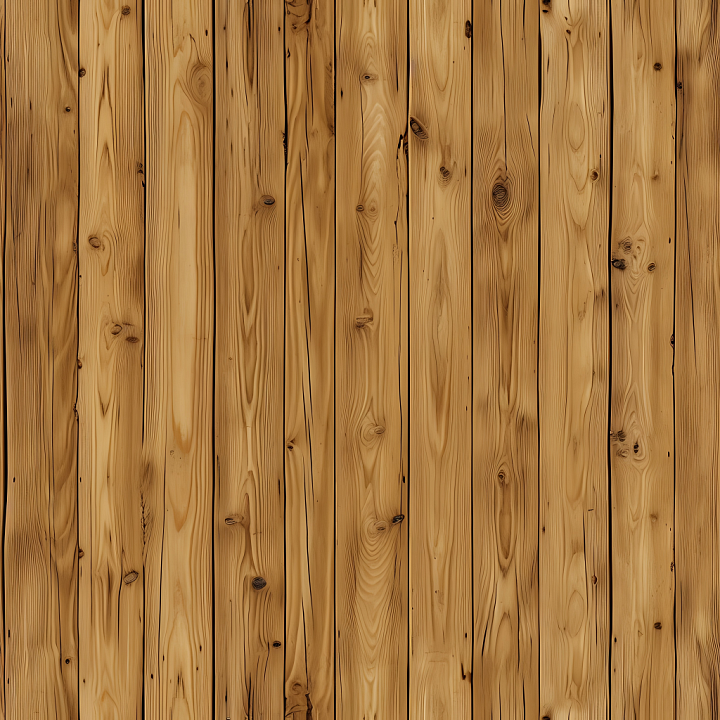 Pine Wood Planks with Natural Knots and Grain seamless PBR texture preview