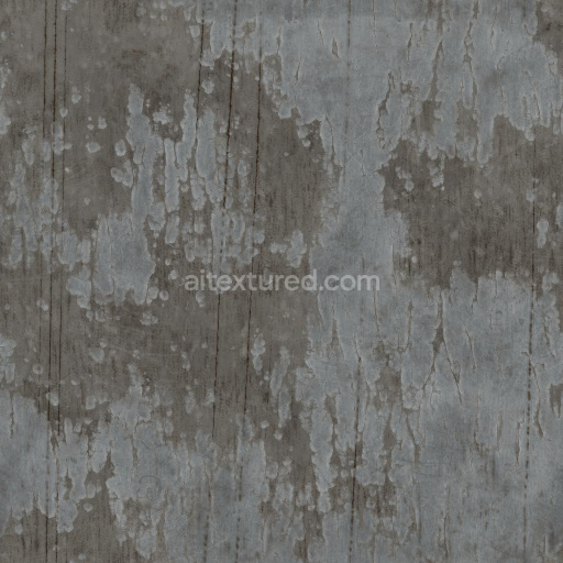 Wood Texture with Peeling Paint | Free PBR