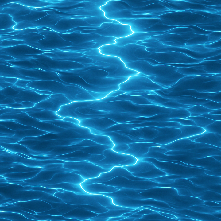 Futuristic Water seamless PBR texture preview