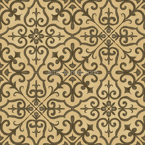 Ornamental Flooring Seamless Texture