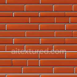 seamless Seamless 3D PBR Texture of Orange Brick Wall with Subtle Cracks and Smooth Finish texture 8k free download PBR