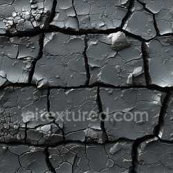 seamless Seamless 3D PBR cracked dark metal surface texture with deep fractures and chipped edges texture 8k free download PBR
