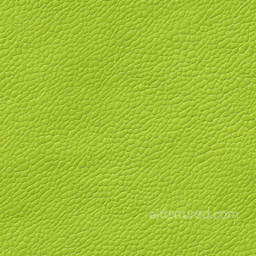 Lime Green Pebbled Leather PBR Texture with Fine Grain seamless Leather PBR texture