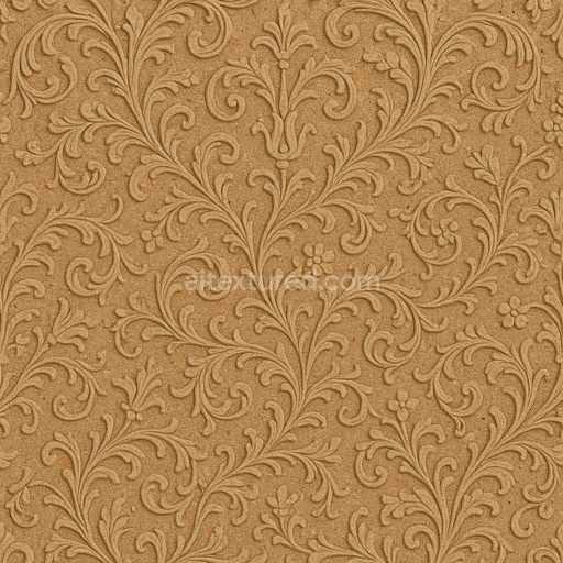 Ornate Recycled Paper Texture Seamless