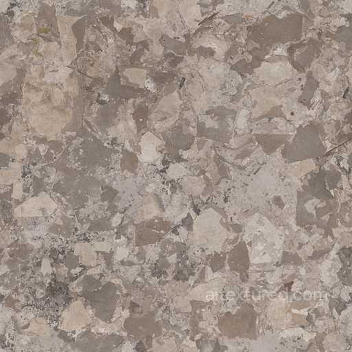 Rubble Debris Concrete - Crumbling Construction Plasterconcrete Debris Concrete Waste seamless Concrete PBR texture