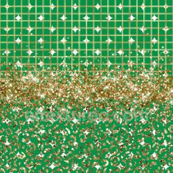 seamless Seamless 3D PBR Texture with Gold Glitter Leopard Print and Grid on Green texture 8k free download PBR