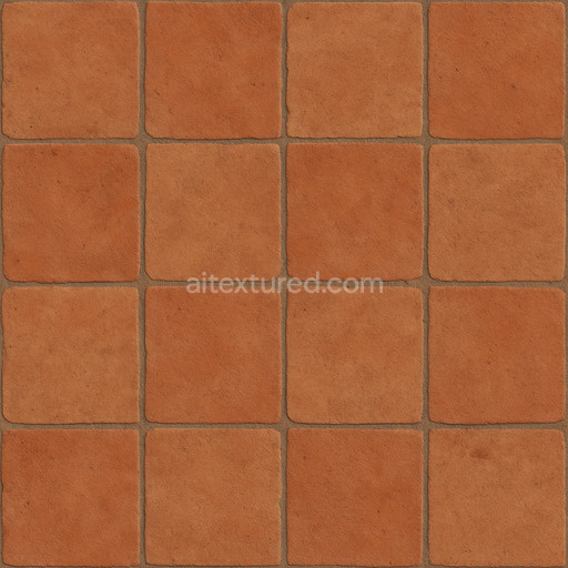 High Resolution Terracotta Tile Texture Seamless 1024X1024