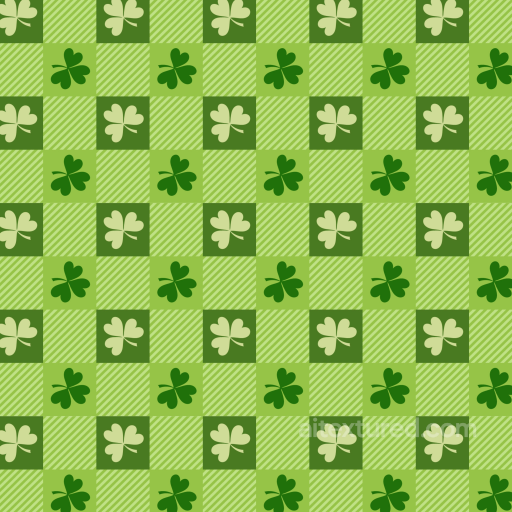 with Green Shamrock Checkered Digital Paper Pattern seamless St patrick digital paper bundle PBR texture