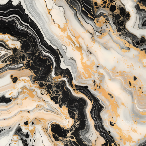 Marble Texture with Champagne Gold and Black Veined Marble Pattern seamless Marble PBR texture