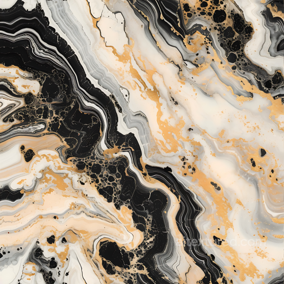 Marble Texture with Champagne Gold and Black Veined Marble Pattern Marble texture preview