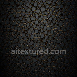 seamless Seamless 3D Stylized Dark Cracked Skin PBR Texture with Gold Veins texture 8k free download PBR