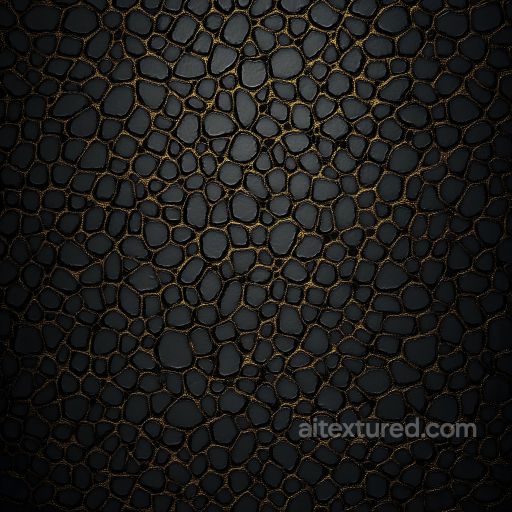 Stylized Dark Cracked Skin PBR Texture with Gold Veins seamless Skin PBR texture