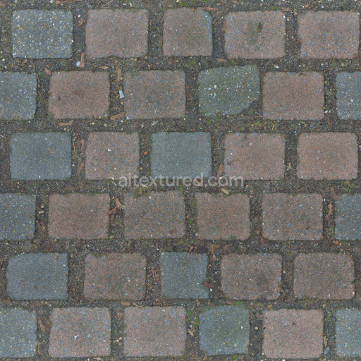 Paving Stone Brick Seamless Tileable Texture Rough Natural Weathered Ground