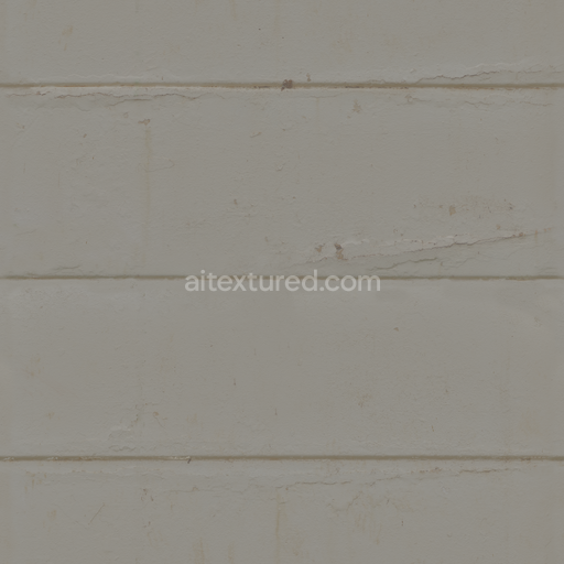 Wall Concrete — Cracked Plaster White Plaster White Trimsheet — PBR seamless 3D texture