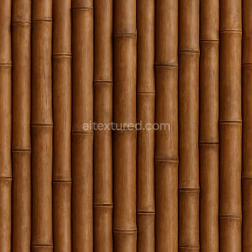 Seamless 3d texture pbr 8k bamboo dense stalk with bamboo thick stalk bamboo brown tone and bamboo rough natural texture detail