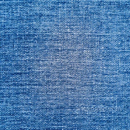 Denim jeans - cracked denim fabric PBR texture with blue frayed weave texture preview