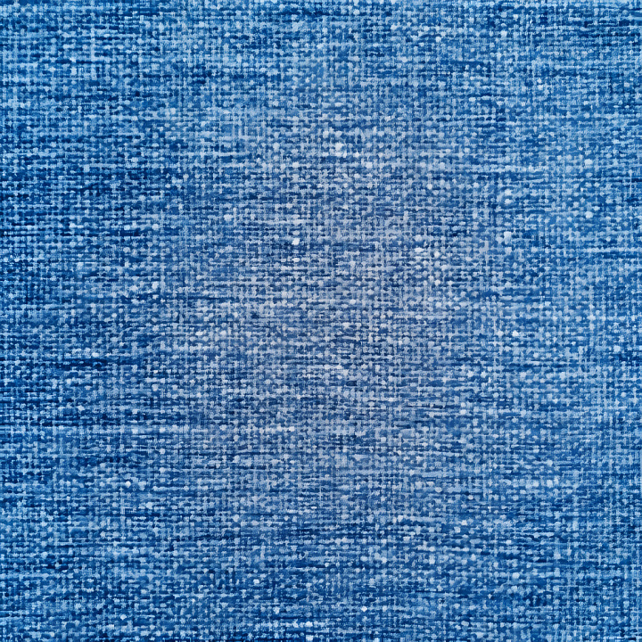 Cracked Denim Fabric With Blue Frayed Weave seamless PBR texture preview
