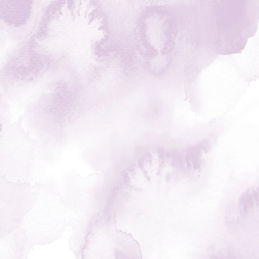 Seamless 4K PBR Light Purple Watercolor Paper Texture with Soft Blotches seamless Watercolor texture PBR texture