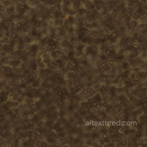 Swampy and Muddy Ground Texture with Rocks and Pebbles | Free PBR seamless Ground surface PBR texture
