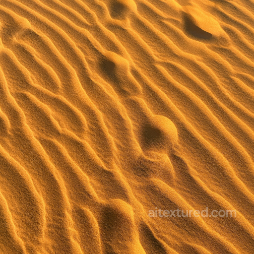 PBR Sand Texture Featuring Natural Ripple Patterns seamless Sand-soil PBR texture
