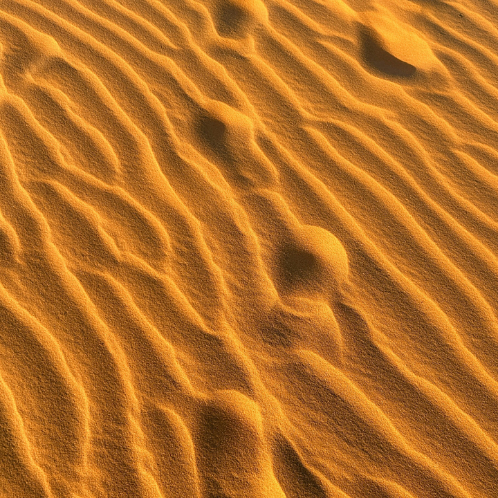 Sand Featuring Natural Ripple Patterns seamless PBR texture preview