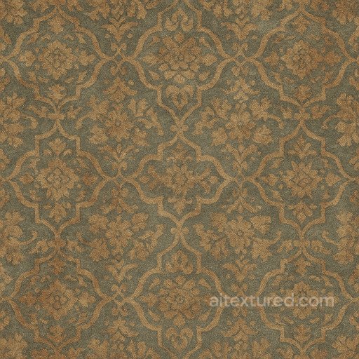Aged Patterned Carpet Seamless Texture seamless Carpet PBR texture