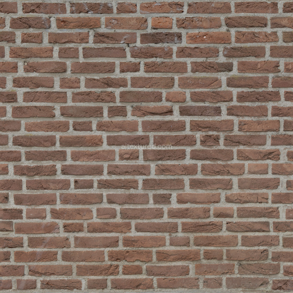 Seamless PBR brick texture for 3D applications