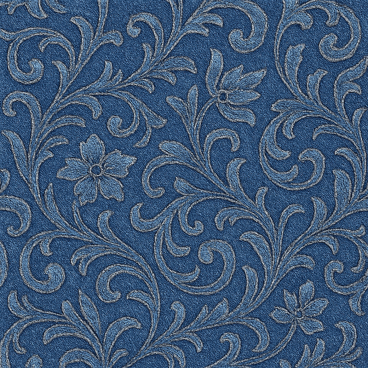 Decorative Denim seamless PBR texture preview