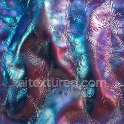 seamless Seamless 3D Glossy Iridescent Embossed Leather PBR Texture with Fine Wrinkles texture 8k free download PBR