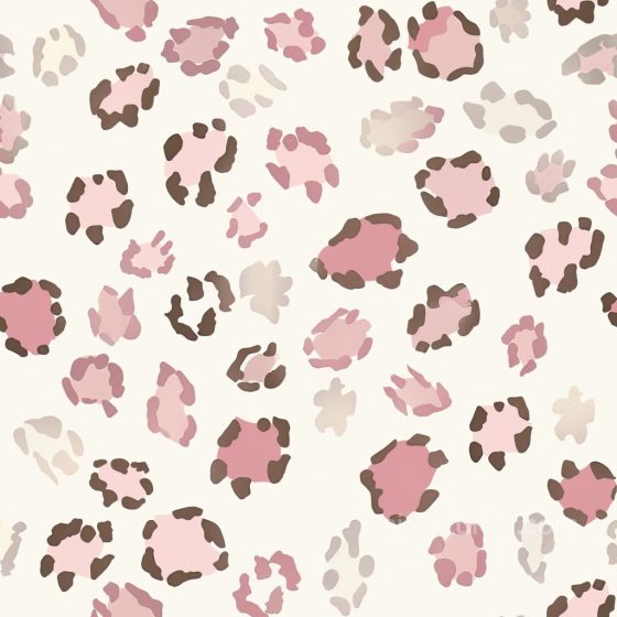 Leopard Print Fabric Texture in Pink and Brown Tones Leopard Print texture preview