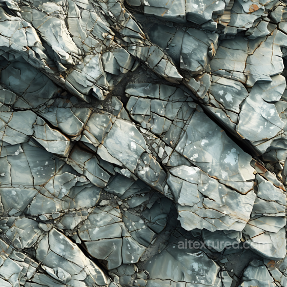 Fractured Cliff Rock Texture With Detailed Cracks And Layered Slabs Stone texture preview