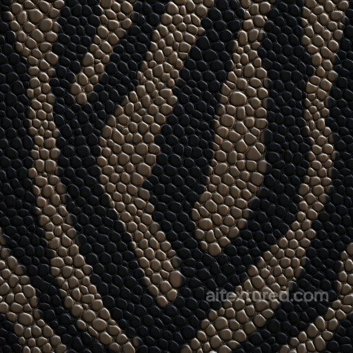 Glossy Dark Reptilian Scale Skin Pattern Seamless Texture seamless Skin PBR texture