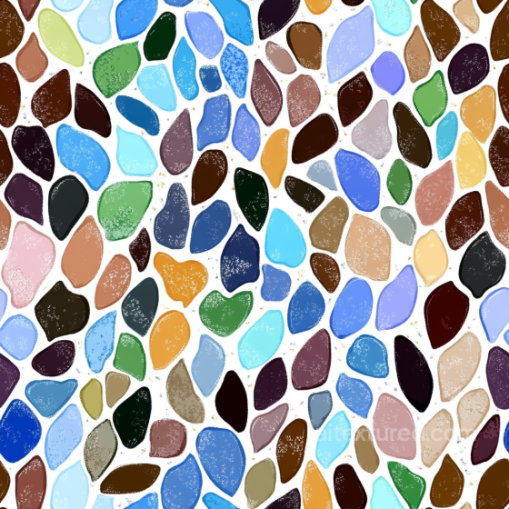 Mosaic PBR Texture Featuring Multicolored Irregular Stone Chip Tiles Mosaic texture preview