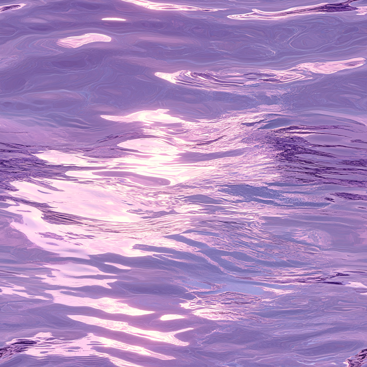 Water with Stylized Violet Reflective Surface seamless PBR texture preview