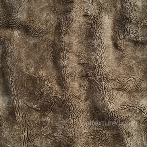 Distressed Cracked Brown Leather Seamless Texture with Natural Wrinkles seamless Leather PBR texture