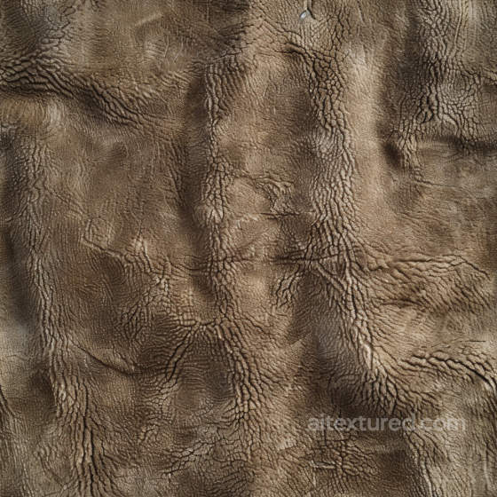 Distressed Cracked Brown Leather Seamless Texture with Natural Wrinkles Leather texture preview