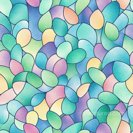mosaic PBR texture with colorful pastel tiles and cracked grout Mosaic texture preview