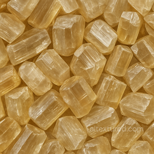 Topaz Rough Crystal With Cleavage Planes And Sparkle Highlights seamless Crystals PBR texture