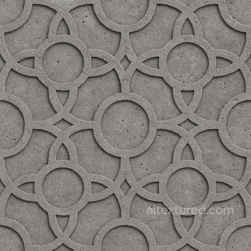 Patterned Concrete Seamless Texture seamless Basic-materials PBR texture