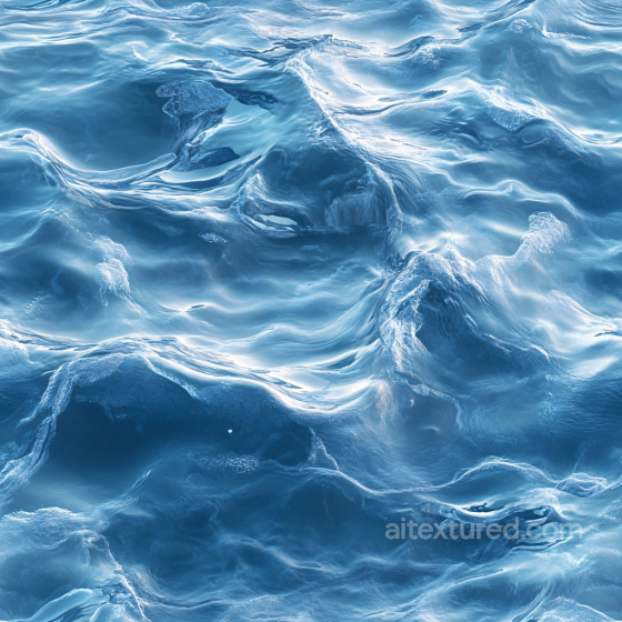 Water PBR Texture with Realistic Ocean Surface and Dynamic Waves Water texture preview